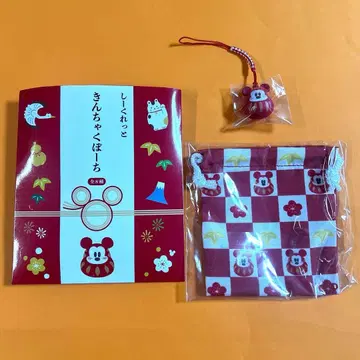 미키마우스 복조리 및 스트랩 세트