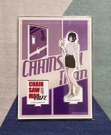 레제 체인소 맨 카페 아크릴 스탠드