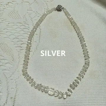 유리? SILVER 목걸이