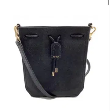 FURLA 숄더백 아테나 블랙 1648 가죽 사선 복조리