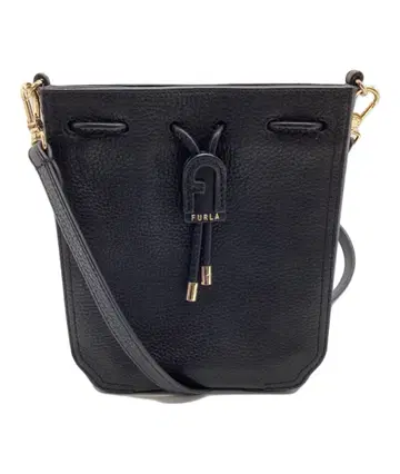 FURLA 숄더백 아테나 블랙 1648 가죽 사선 복조리