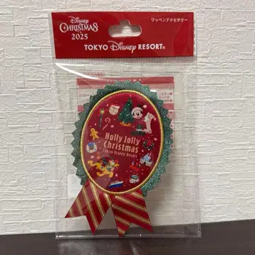 디즈니 리조트 2025 크리스마스 와펜 액세서리