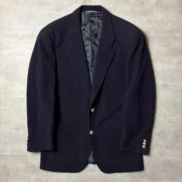 80s LAYMOND 이탈리아제 캐시미어 혼방 블레이저 자켓 골드 버튼