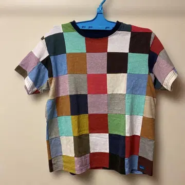 Good On 멀티 컬러 체크 T셔츠