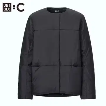 새상품급 유니클로 라이트 다운 자켓 블랙 M