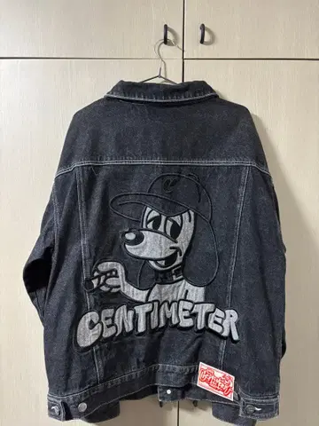 CENTIMETER 블랙 데님 자켓 셋업