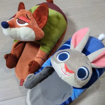 주토피아 룸슈즈 슬리퍼 디즈니 레어 단종