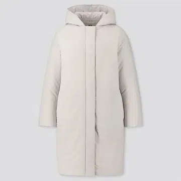 새상품 택 포함 UNIQLO 유니클로 하이브리드 다운 코쿤 코트 XL