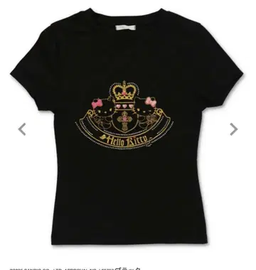 헬로키티 반팔 티셔츠 블랙