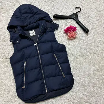 TATRAS 네이비 타트라스 2way 다운 베스트 후드