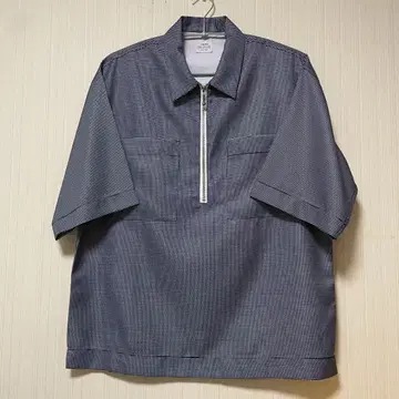 코엔 남성용 드롭 숄더 하프 지퍼 셔츠