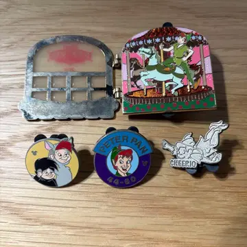 디즈니 핀 배지 4개 세트 피터팬