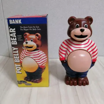 Pot Belly Bear 저금통 곰 저금통 빈티지 레트로