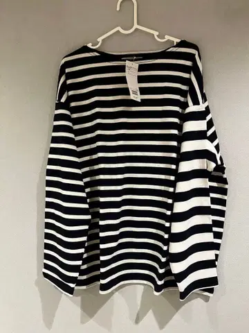 새상품 B:MING by BEAMS 빔즈 티셔츠 보더 네이비