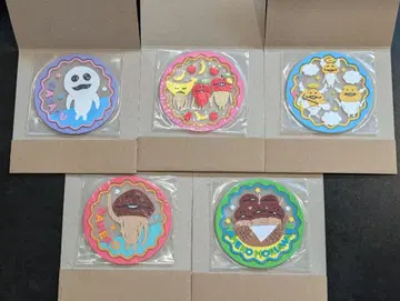 오사와리 탐정 나메코 재배 키트 클리어 러버 코스터 5종 세트