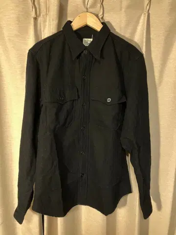 Orslow 블랙 셔츠 울 M