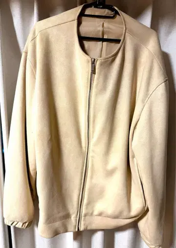 베이지 집업 자켓