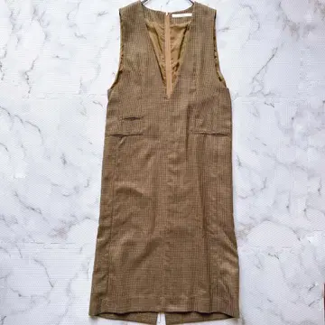 컨디션 최상 프레임워크 하운드투스 오버롤 스커트 하운드투스