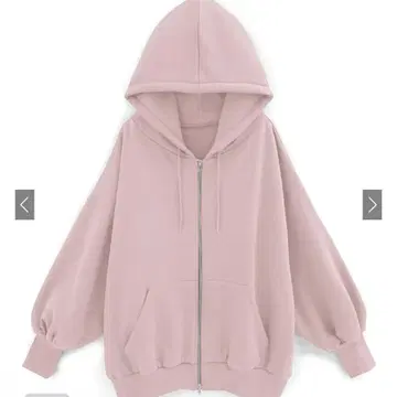 맨투맨 오버 사이즈 지퍼 후드티 pm619a GRL 핑크 F