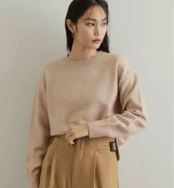 오늘만 가격 인하! OPAQUE.CLIP 키라키라 미들 게이지 니트