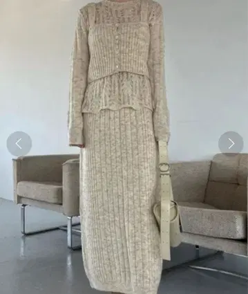 willfully 위르프리 셋업 3종 니트 뷔스티에 스커트