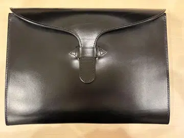 Rutherfords 라자포드 블랙 가죽 클러치백