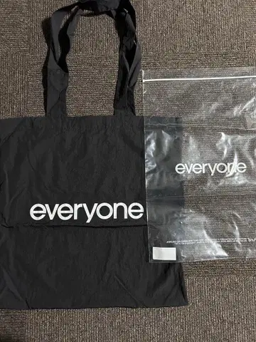everyone nylon logo tote bag