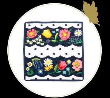 [ 새상품 미사용 ] 초레어 페이 체스티 콜라보 플라워 손수건