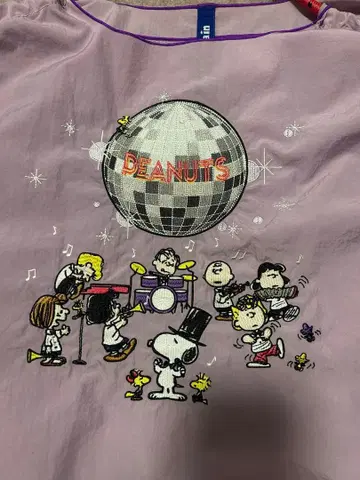 PEANUTS 에코백 라벤더