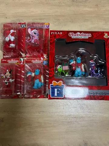 픽사 크리스마스 오너먼트 피규어 세트 Happy 경품