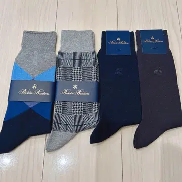 BROOKS BROTHERS 남성용 삭스 4족 세트 25-27cm