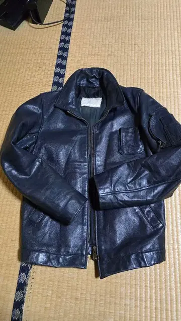 프랑스군 가죽 파이롯트 자켓 가죽 점퍼