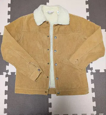 [ 레어 ] 파이브 브라더 코듀로이 자켓 보아 자켓 베이지