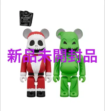 BE@RBRICK SANTA JACK & OOGIE BOOGIE 2PCS