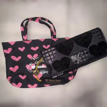 Think Bee! 싱크비 굿나잇 장지갑 블랙