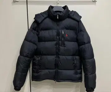 Polo 블랙 다운 자켓