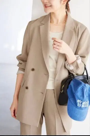 SLOBE IENA 워셔블 트윌 자켓