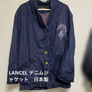 Lancel 다크 블루 캐주얼 자켓 데님 자켓 자켓