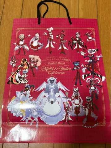 해즈빈 호텔 애니메이트 카페 특전 쇼핑백 코스터 카밀라 로지