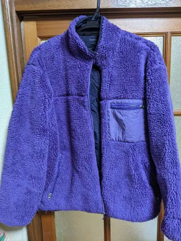 RAGEBLUE 퍼플 플리스 자켓, L 사이즈 ( XL 상당 )
