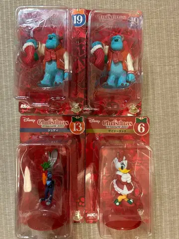 Disney Christmas 캐릭터 세트 3체