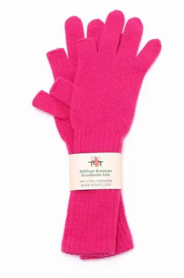 새상품 윌리엄 브란트 SLOBE IENA 별주 그로브 장갑 핑크