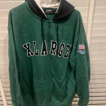 XLARGE 그린 후드티 L 사이즈