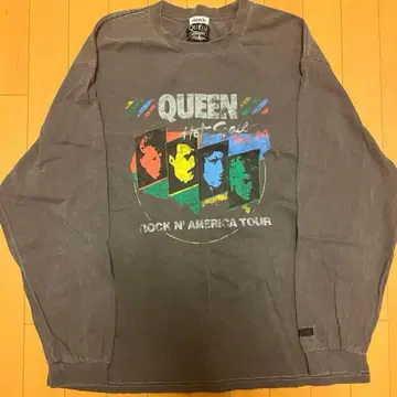 QUEEN 락 미국 투어 긴팔 티셔츠