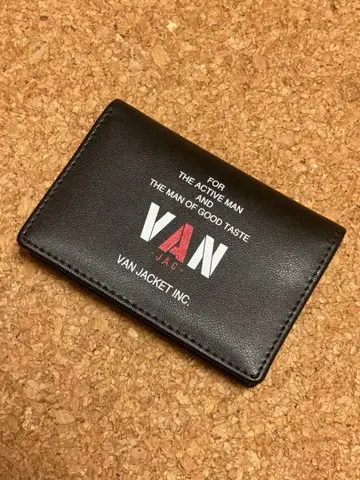 감사 가격 레어템 VAN JACKET 블랙 명함지갑/카드 케이스