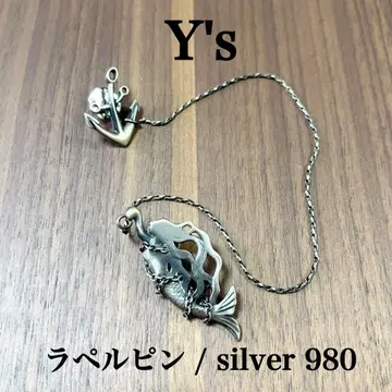 Y's 라펠 핑 silver980