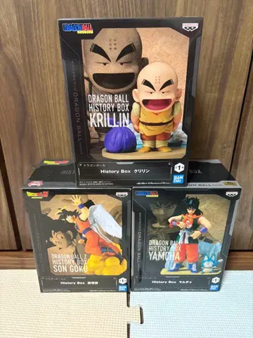드래곤볼 히스토리 박스 피규어 세트 손오공 크리링 야무치