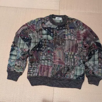 HEMMOND 패치워크 니트 스웨터