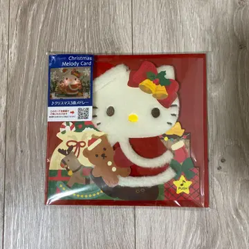 [ 미개봉 새상품 ] 헬로키티 크리스마스 멜로디 카드