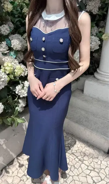 Lumignon 루미뇽 원피스 네이비